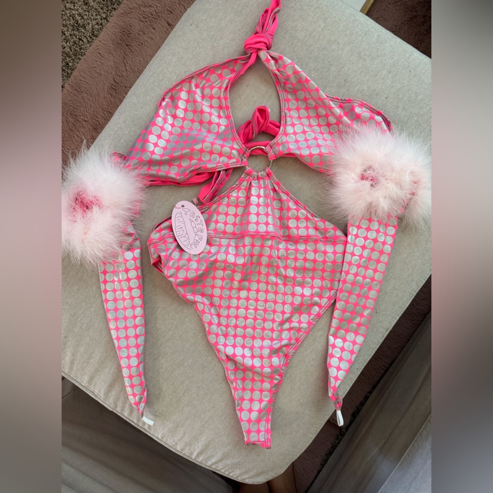 Tastefulgirl Tequila bodysuit with gloves
